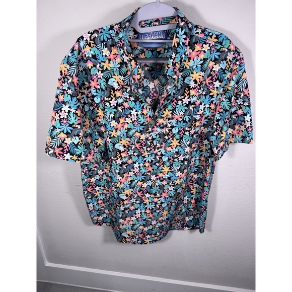 chubbies Other - Chubbies Hawaiian Button Down Shirt Men's Large Regular Fit Floral Vacation